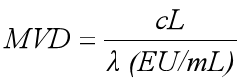 最大有效稀释(MVD)计算 最大有效稀释(MVD)计算